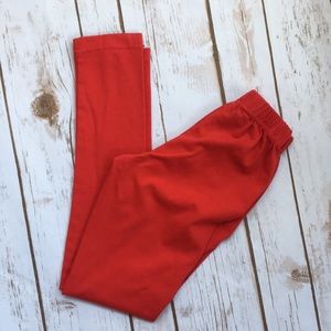 Girls red Leggings